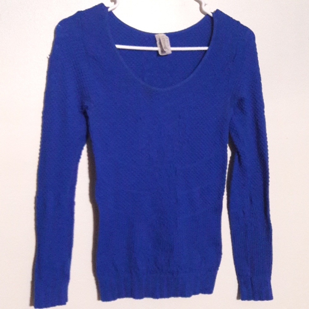Royal Blue Top one size stretch